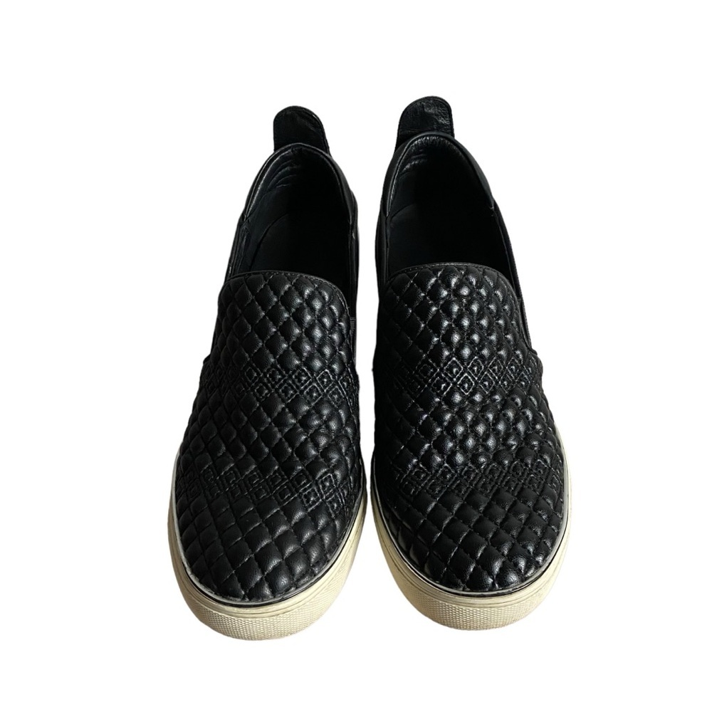 The Wishbone Collection Women's Black Platform Slip-On Shoes